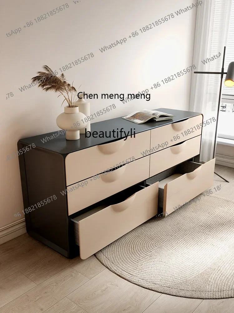 cc182RModern Simple Bedroom Storage Wall Locker 2024 New, Six Bucket Cabinet R