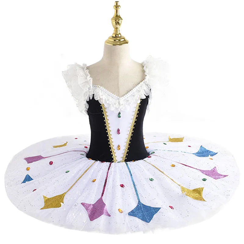 

Ballet Tutu Skirt Ballet For Children's Swan Lake Costume Kids Belly Ballerina Party Ballet Dance Costumes For Girls