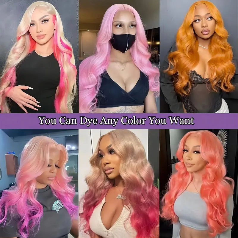 613 Honey Blonde Body Wave Lace Front Wig Human Hair 180 Density Lace Frontal Wigs For Black Women Raw Indian Hair PrePlucked