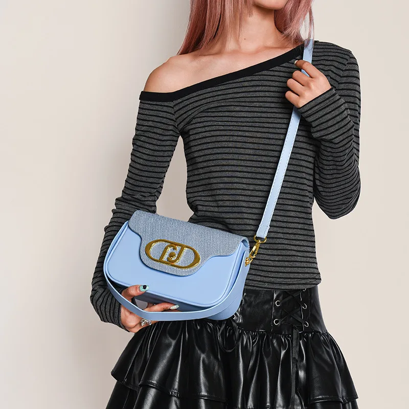 

Новый стиль 2025 года, модная индивидуалистичная повседневная ниша и моднолетно роскошный дизайн, создает женскую сумку через плечо