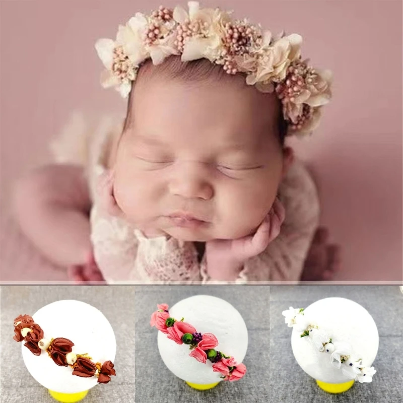 Lovely Infant Hairband Princess Flower Headband Newborn Photography Headpieces