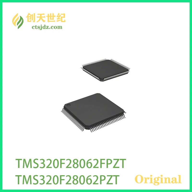 TMS320F28062PZT  New&Original  TMS320F28062FPZT  Microcontroller IC 32-Bit Single-Core 90MHz 128KB (64K x 16) FLASH