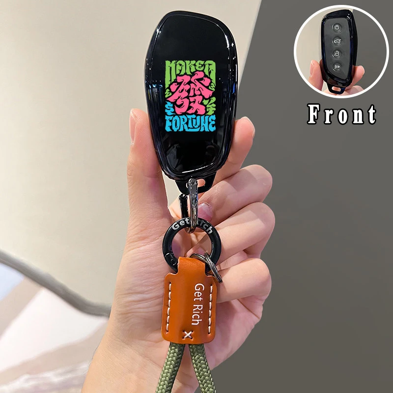 Fashion for Great Wall Haval H6 2024 H9 2024 H2 M6 Cool Dog Plus Owl Dragon MAX F7 F7X F7H H8 H3 Car Key Case Cover Fob Holder view 6