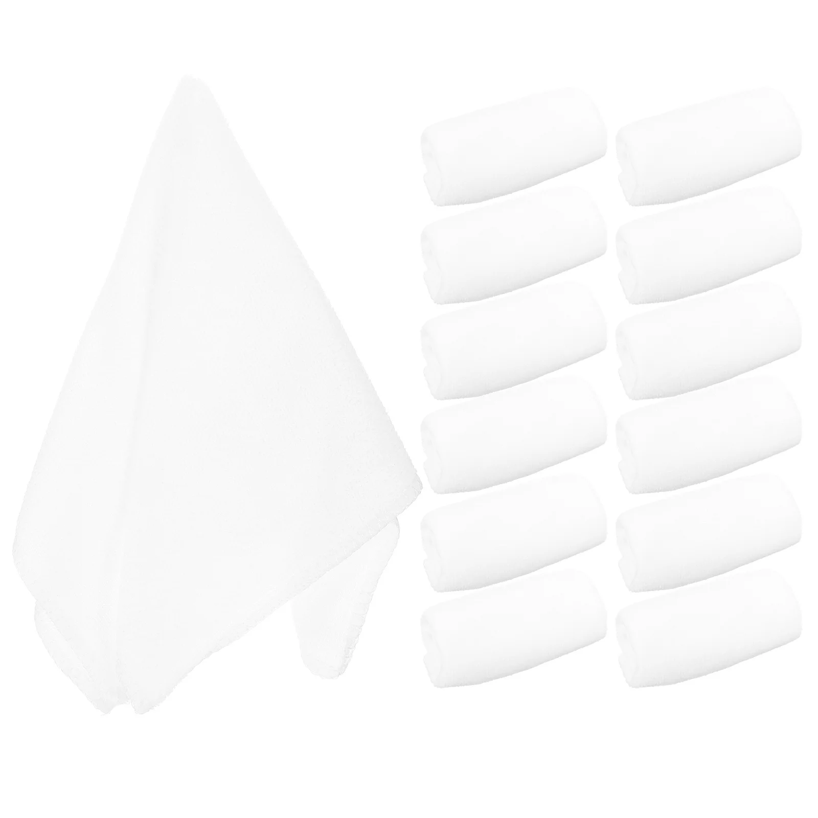 

20Pcs Disposable Hand Towels Soft Microfiber for Travel Camping Gym Hand Towels Disposable Hair Towel