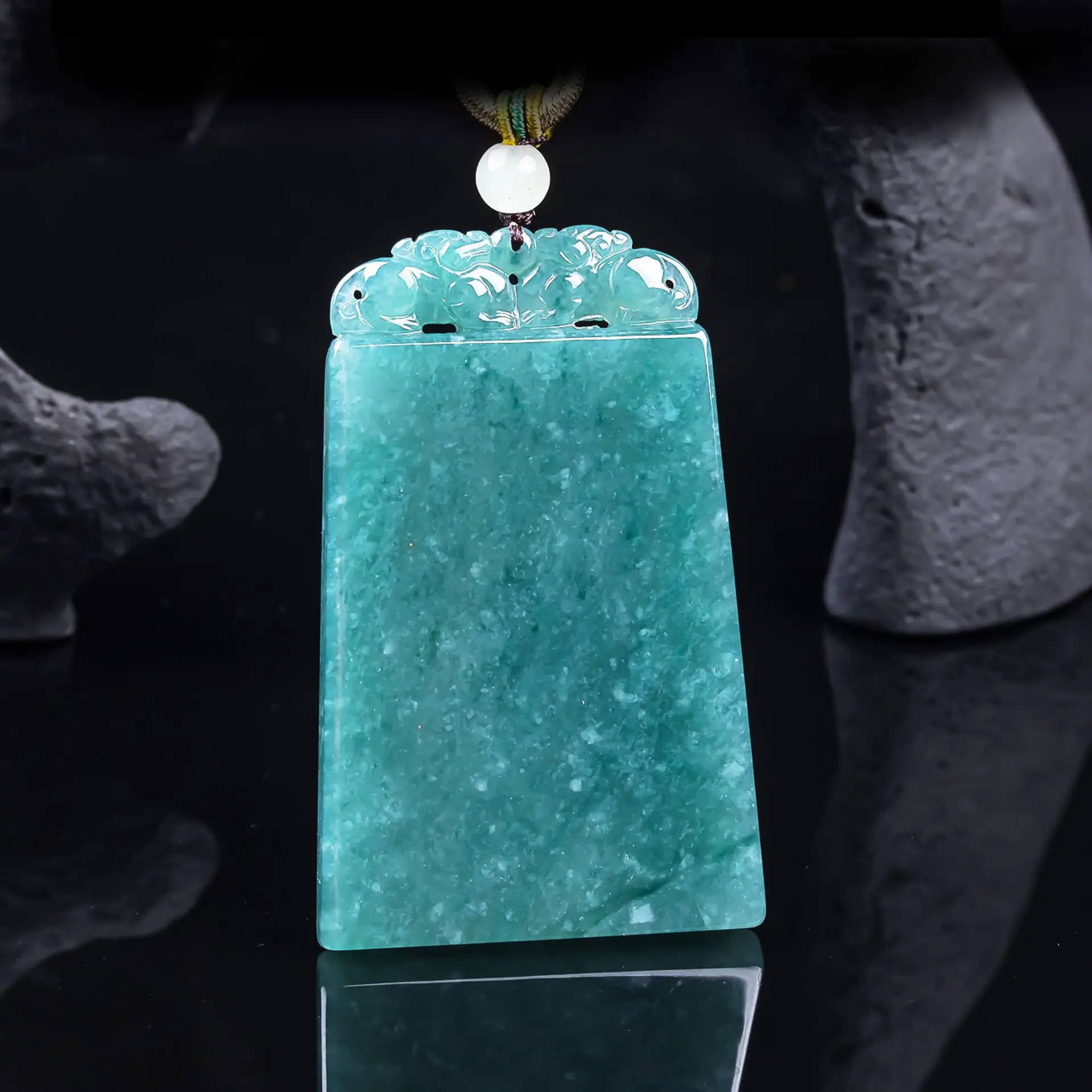 

Grade A Natural Myanmar Jadeite Pixiu Pendant Necklace Charm Gemstone Carved Amulet Jewelry Luxury Real Jade Gifts for Women