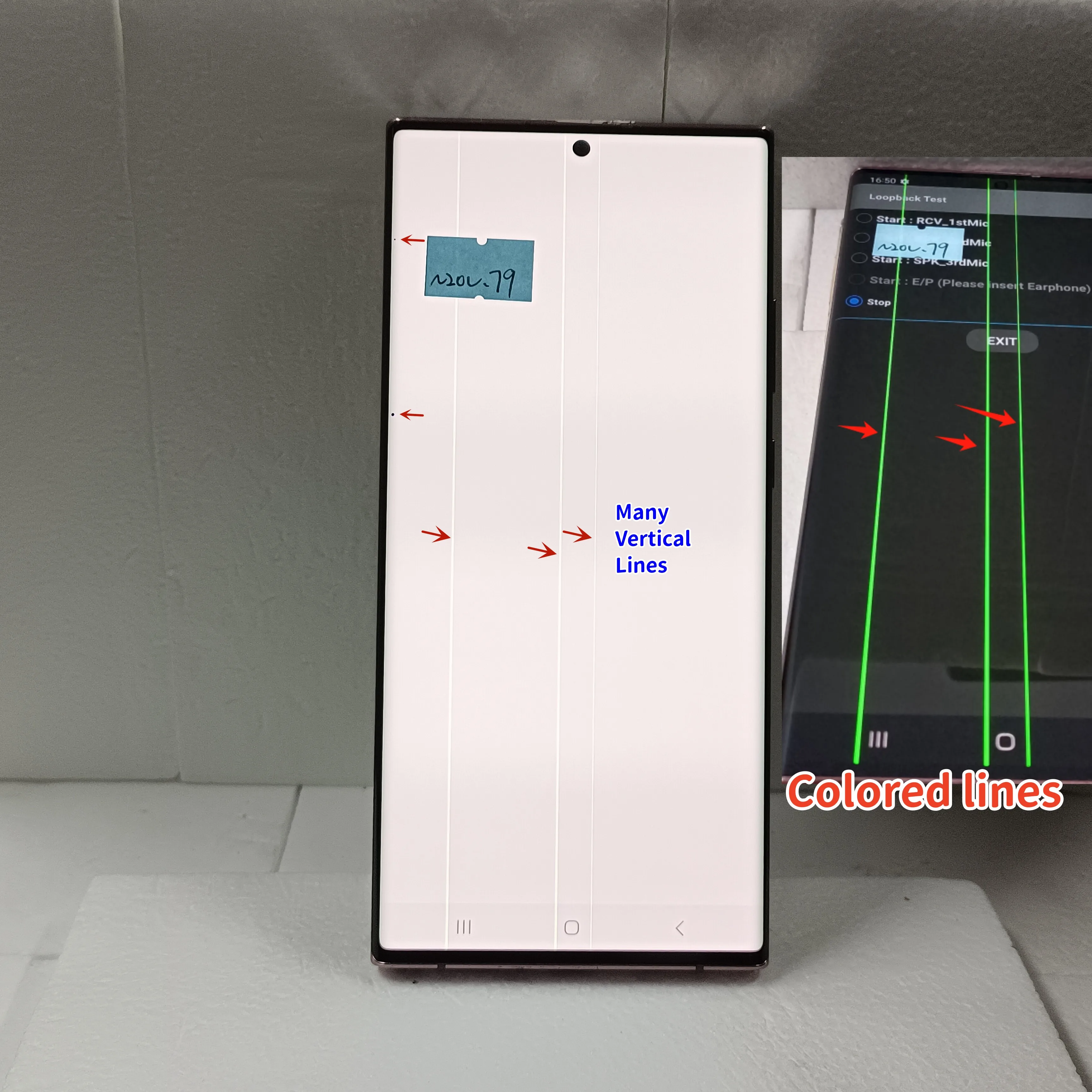 100% Tested Amoled Display For Samsung Galaxy NOTE 20 Ultra N985 N985F N986B Touch Screen Note 20 Ultra Digitizer Repair