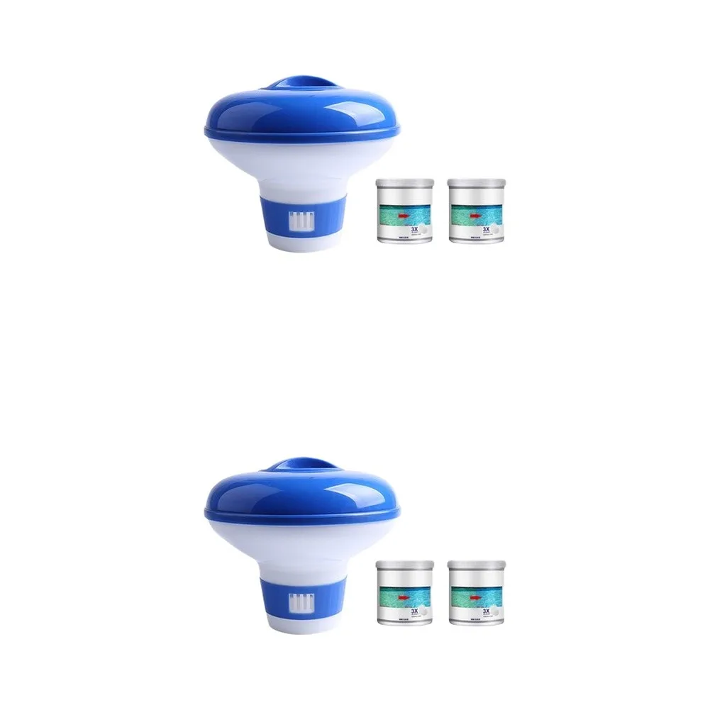 Pool Clarifier 2 Pack Tablets for Quick Restoration of Transparent Water in Domestic Swimming Pools All Seasons