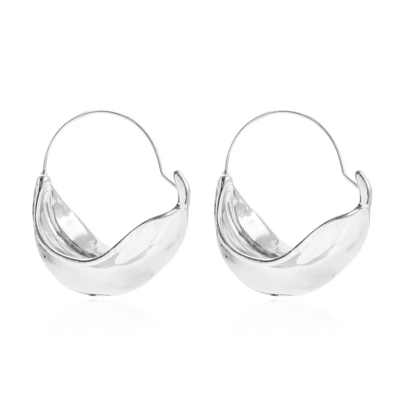 Boucles d\'oreilles pendantes géométriques en alliage de métal rapMetal pour femmes, boucles d\'oreilles pendantes vintage, bijoux de carillon