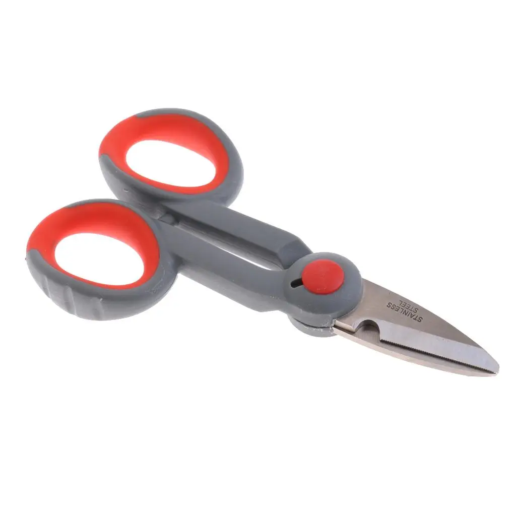 2-4pack Multi Function Portable Fishing Scissors Line Cutter Shears Fishing