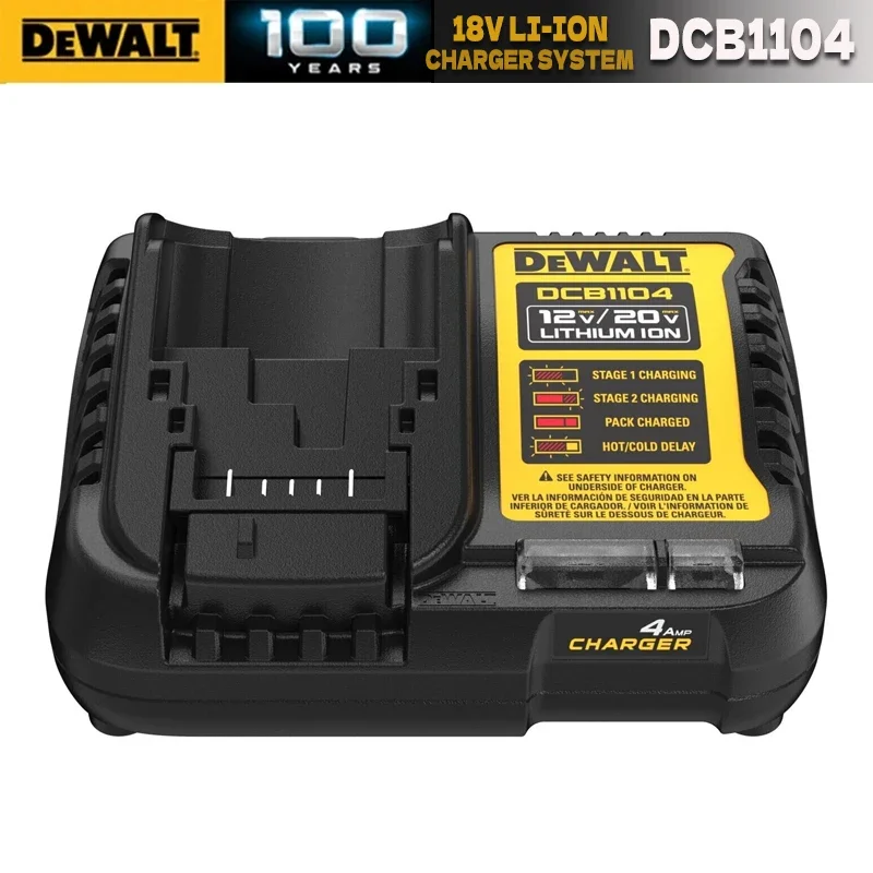 DEWALT Lithium-Ion Electric Drill Battery Charger 220V Lithium Charger Cordless Drill DCB1104 Charger