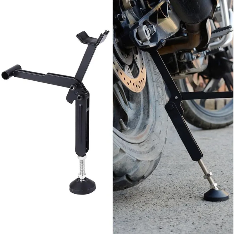Motorcycle Stand Labor Saving Foldable Wheel Chain Cleaning Maintenance Stand Portable Labor Saving Lift Stand Jack Replacement