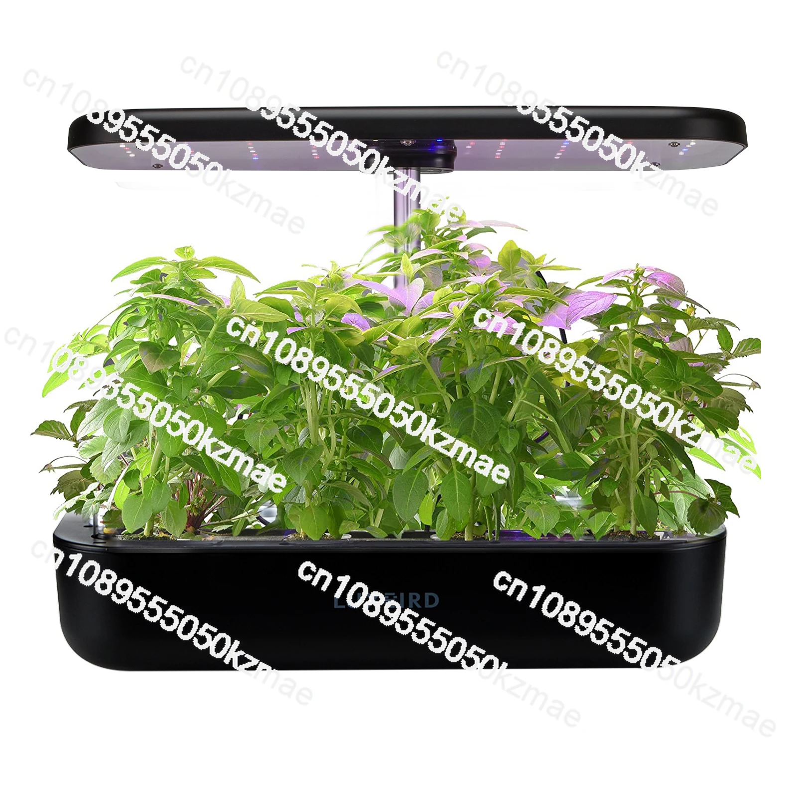 

Hydroponics Growing System Height Adjustable with Smart LED Grow Light Large Capacity Germination Kit for Home Gardening