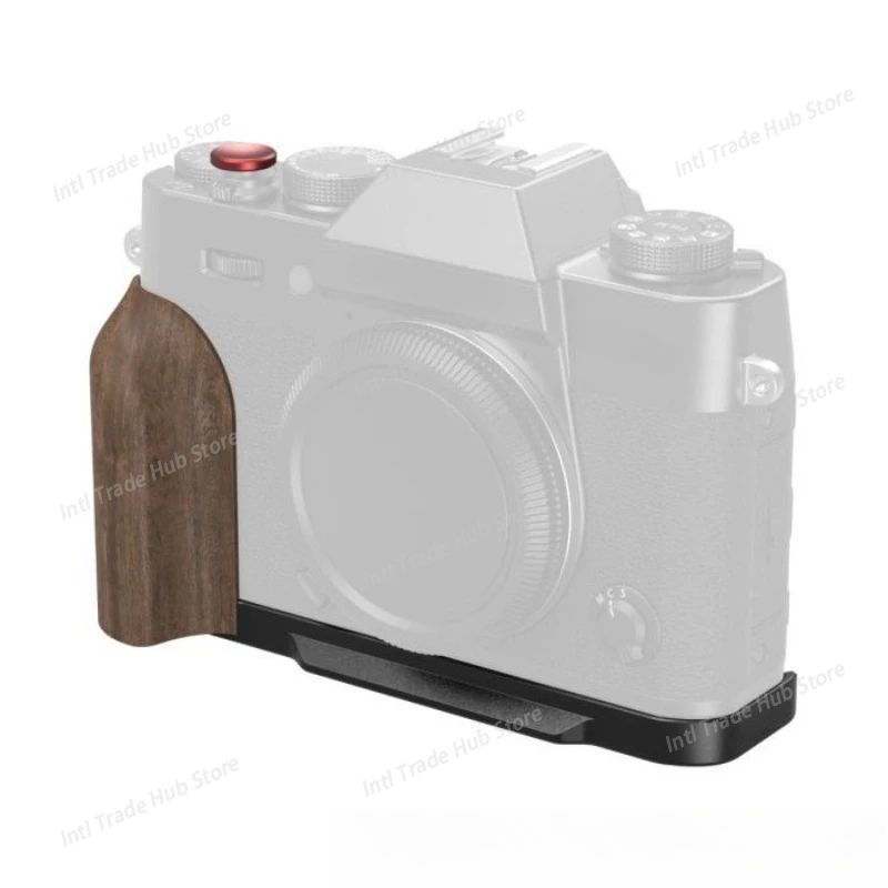 

L-образная монтажная пластина с деревянной ручкой для FUJIFILM X-T30 / X-T30 II / X-T30 III (черный/серебристый/темно-серебристый)