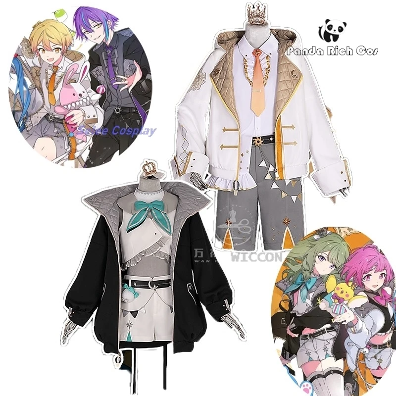 مشروع سيكاي تينما تسوكاسا كوسانجي نيني زي تنكري مع شعر مستعار للرجال والنساء ، بدلة مسرح ملونة ، فستان حفلة فاخر ، جديد