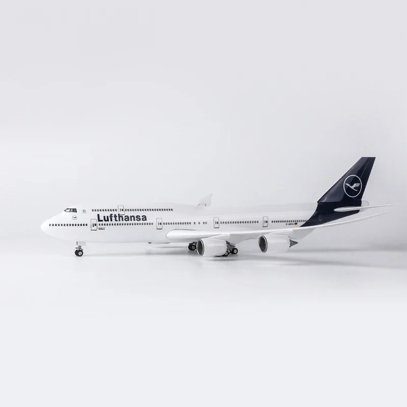 

Lufthansa модель самолета игрушка 1/150 авиакомпания B747 модель самолета искусственная кожа и посадочное колесо пластиковая искусственная роспись новая живопись