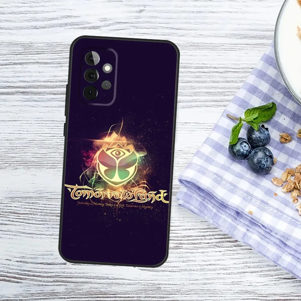 Music Festival Tomorrowlands Phone Case For Samsung Galaxy A13,A21s,A22,A31,A32,A52,A53,A71,A80,A91 Soft Black Phone Cover image 2