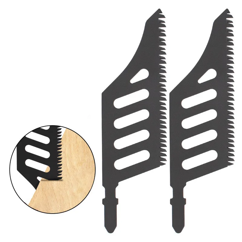 Extra lange T-Schaft-Sägeblätter für Holz und Aluminium feine und grobe Zähne präzises Schneiden ideal für enge Räume und gebogene Schnitte robuste langlebige Werkzeuge für Holzarbeiten und Heimwerkerprojekte – Detail 12