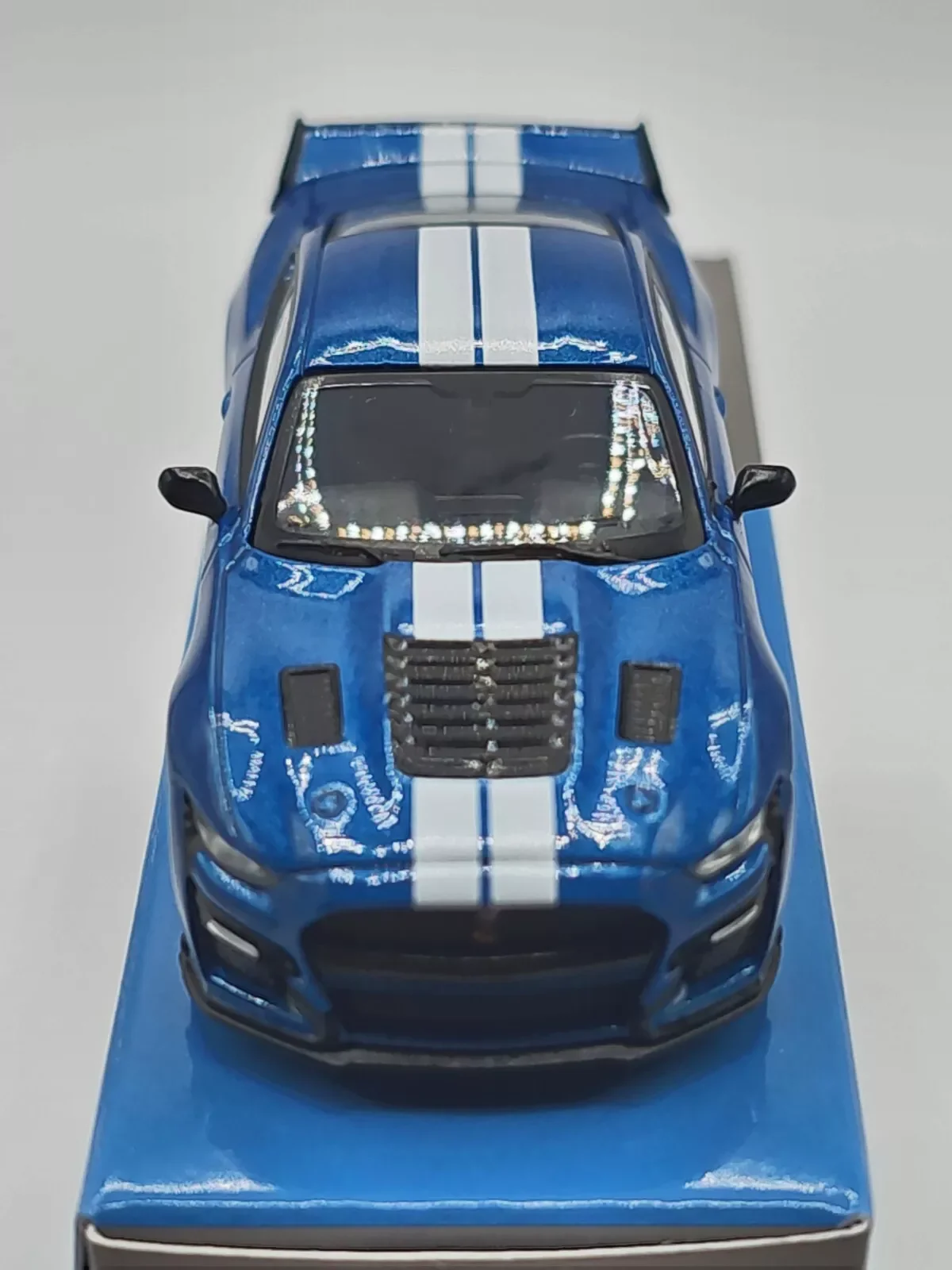 Mini GT 1:64 Shelby GT500 Dragon Snake Concept Performance Blue #568 Diecast Model Car Collection Limited Edition Hobby Toys