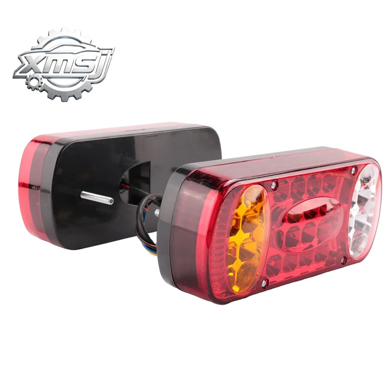 12V 32 LED Car Truck Tail Light Rear Stop Brake Lights Signal Indicator Taillight For Trailer Truck Lorry Van UTE