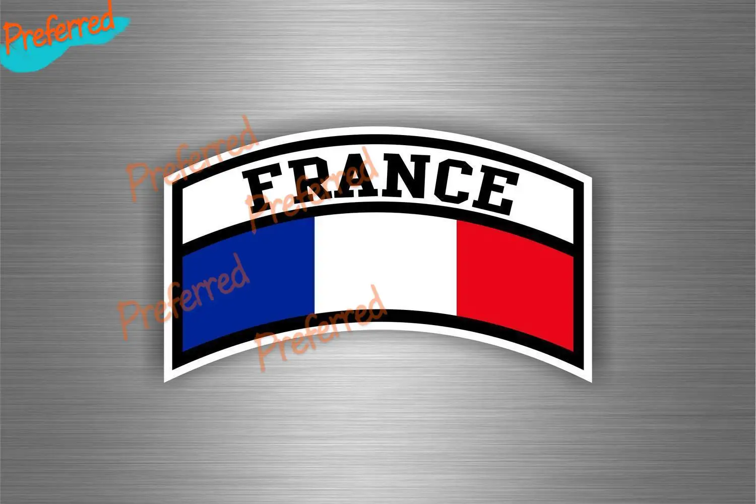 French Flag Stripes French European Car Dashboard Window Bumper Vinyl Decal Sticker Racing Trunk Motorcycle Styling Decal PVC