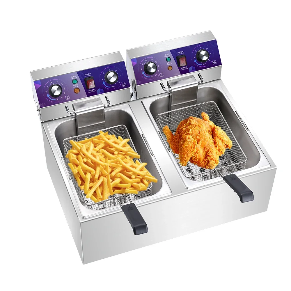 

Professional Automatic Electric Fryer Commercial Fast Food Frying Machine