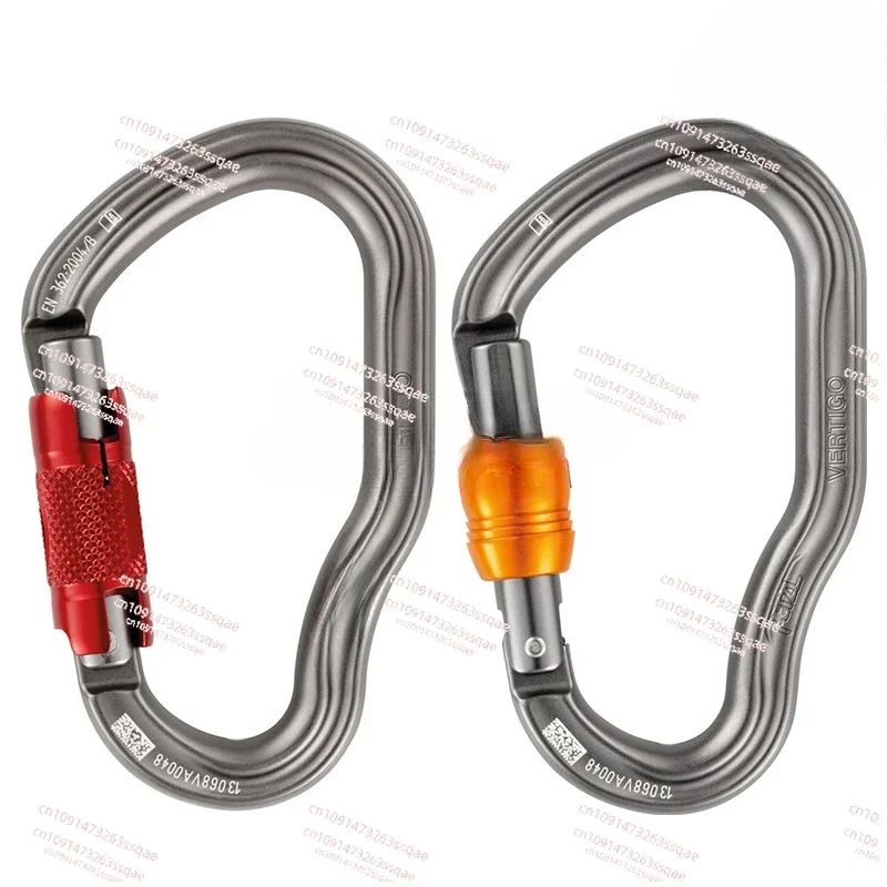 Rock climbing rescue pull lock Oxtail quick open main lock M40A canyon eight-character lock