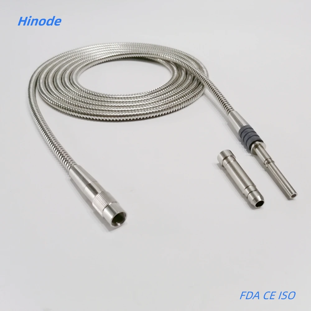 Fonte Luminosa Médica do Endoscópio Fibra Ótica com Tubo do Metal Endoscópio Apto do Lobo Storz Ótico Cirúrgico f 4×2500 mm 3000 mm