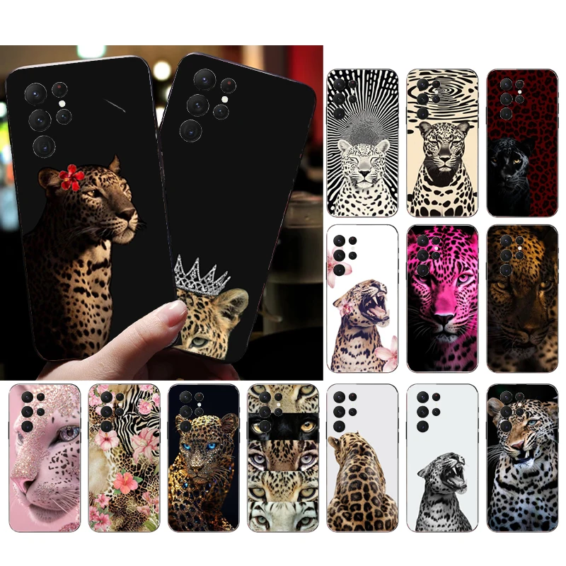 

Cheetah leopard panther Funda Phone Case For Samsung A55 A16 A56 A36 A23 A35 A15 A53 A54 A33 A34 A25 A05S A52 A52S A14 A13 A71