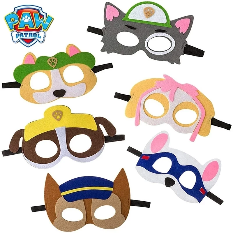 NewPaw Patrol Marshall Masquerade Toys Kids Patch Cartoon Mask Action Figure Children Christmas Halloween Party Decoration Gifts