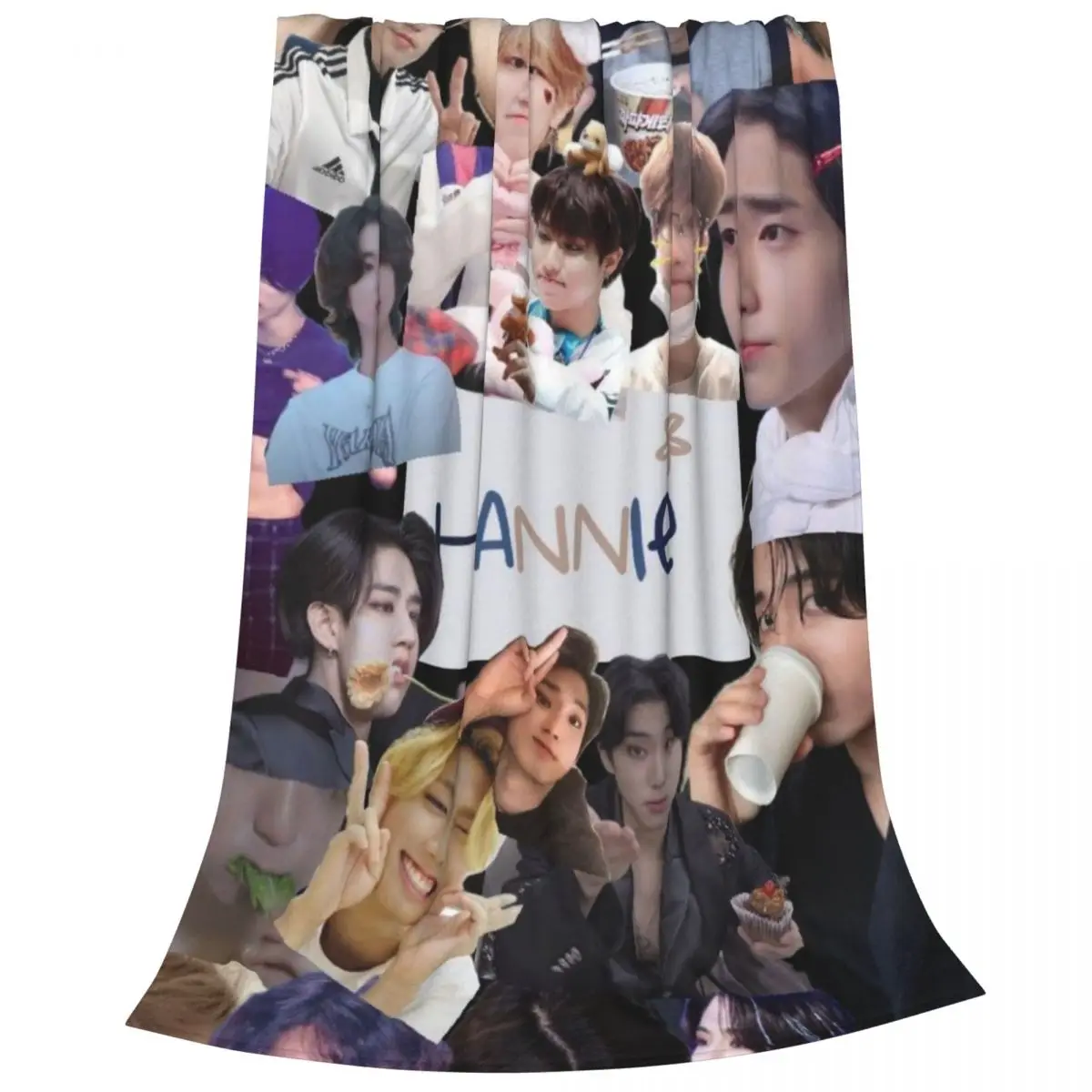 Kpop Han Jisung blankets Warm Flange blankets Soft and comfortable blanket picnic blanket birthday gift