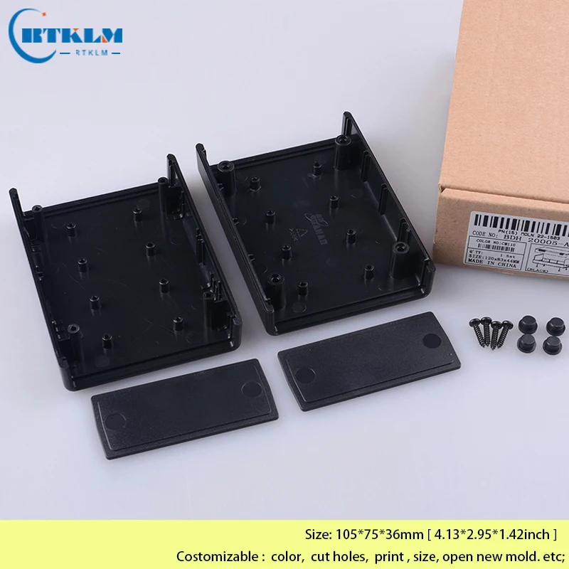 DIY Plastic housing Desktop Enclosure Custom Electronics Distribution Junction Box ABS Plastic Enclosure 105*75*36mm