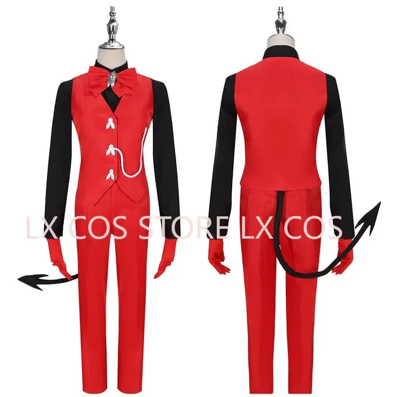 Game Helltaker the Great Fly Beelzebub Cosplay Costume Adult Women Men Outfits Shirt Pants Jacket Vest Tail Halloween Carnival