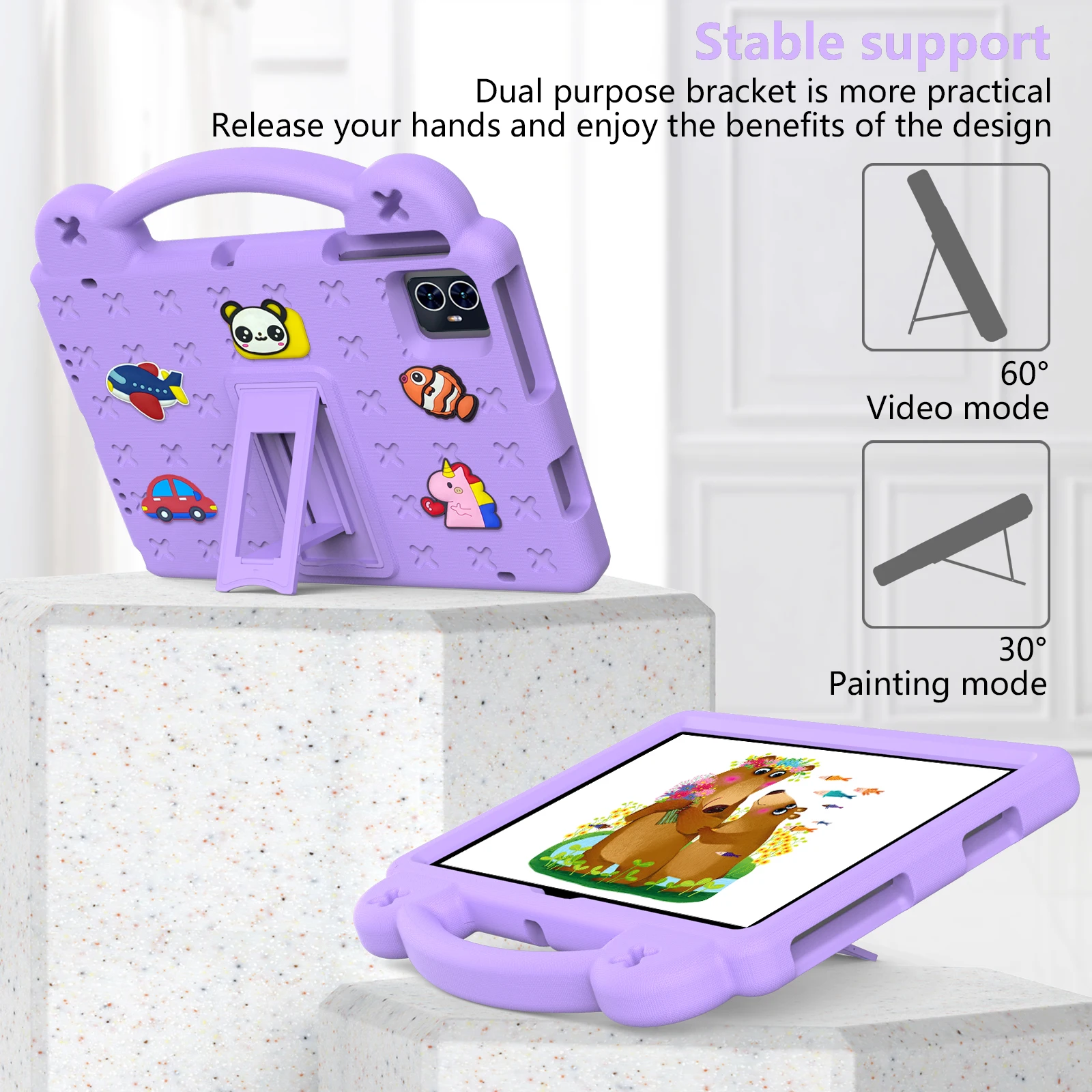 EVA Bear Stand Case For Blackview Mega 3 12.1\