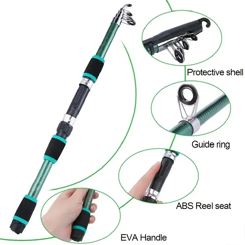 Fishing Pole Set Full Kits Wit - Fishing Equipment Online recensione e prezzo