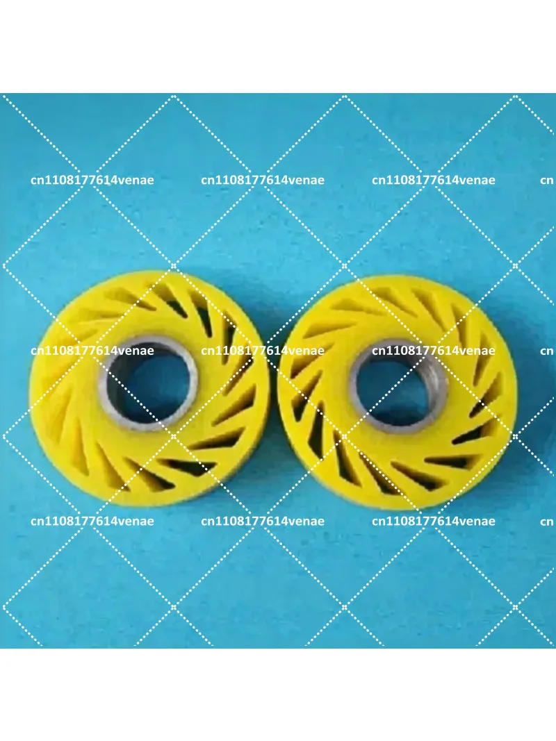 Carton Machinery Accessories Polyurethane Sun Wheel Paper Feeding Wheel 75x25x30mm with Iron Core