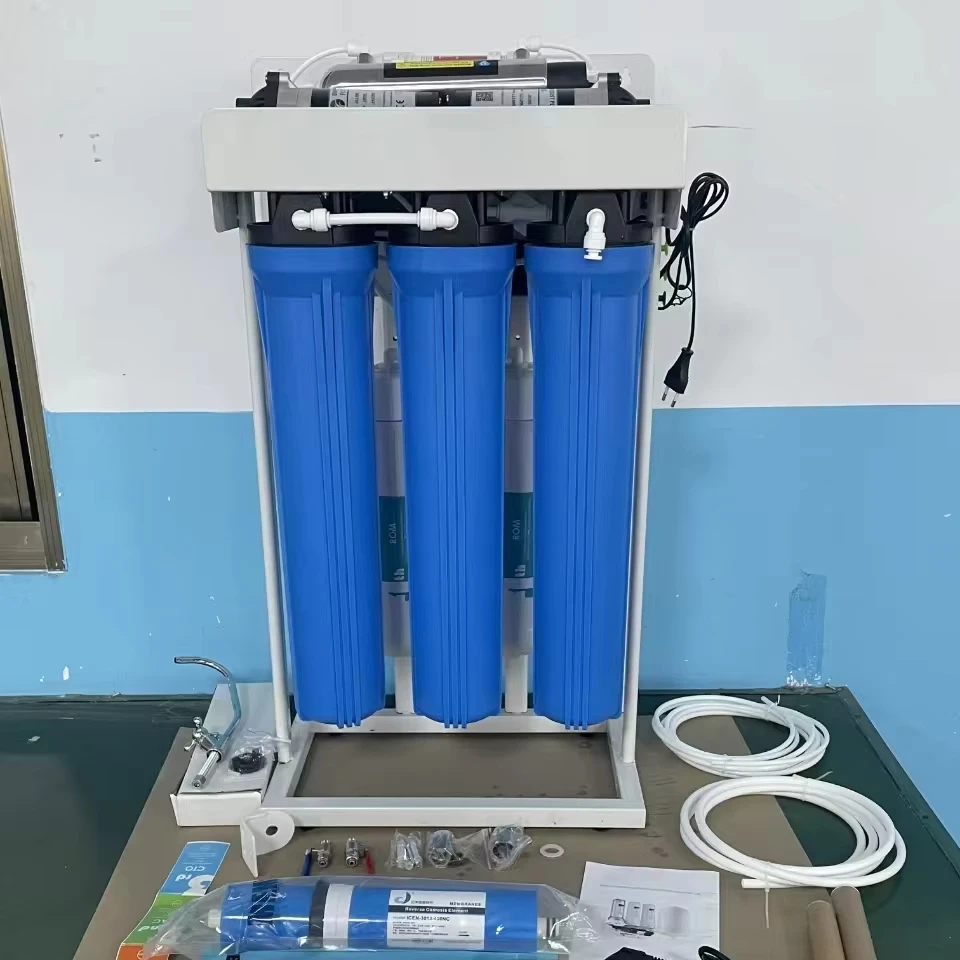 5Stager 400/600/800GPD New RO Water Filter Machine For Home Use Manufacturing Plant Hotels Restaurants Retail Farms 1 Year