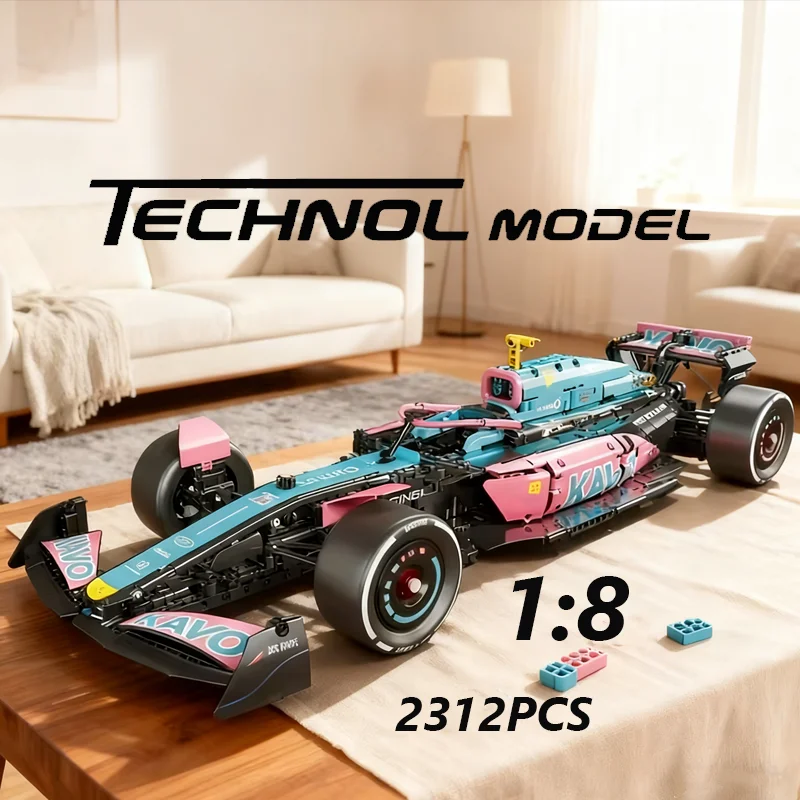 Bloc de Construction de voiture de course à Performance classique technique, jouet d'assemblage à monter soi-même, modèle de voiture de Construction, cadeau pour garçon, 2312 pièces, nouveau