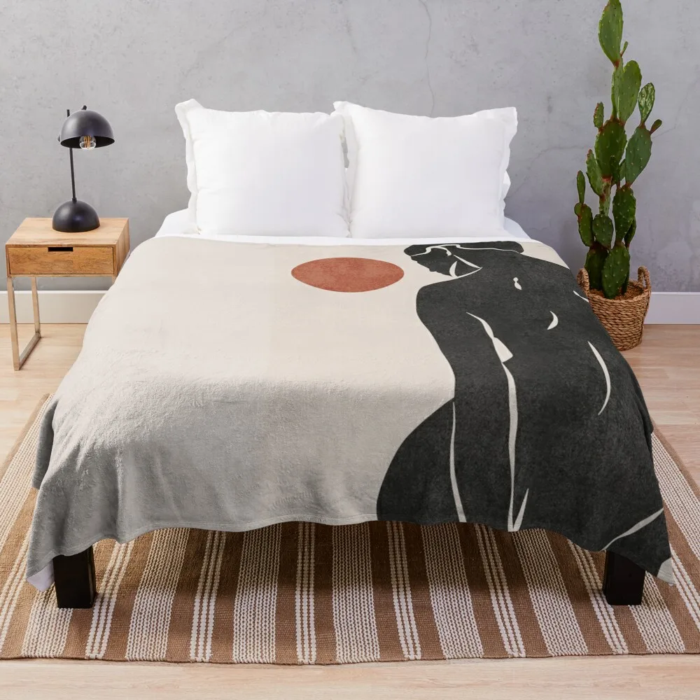 Erotic Art Throw Blanket Decorative Throw valentine gift ideas Single Blankets