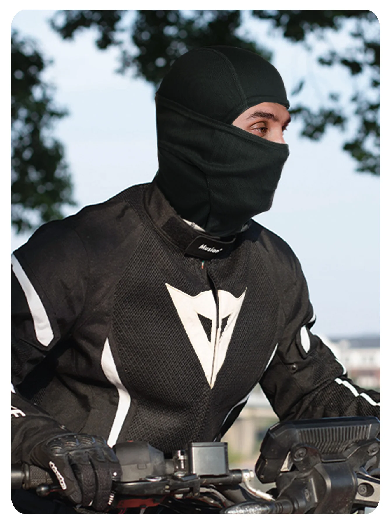 Musion Cycling Vollgesichtsmaske Sonnenschutz Fahrrad Sturmhaube Staubdicht Sarung Muka Rider Toping Muka Kopfbedeckung für Outdoor Rid – Detail 1