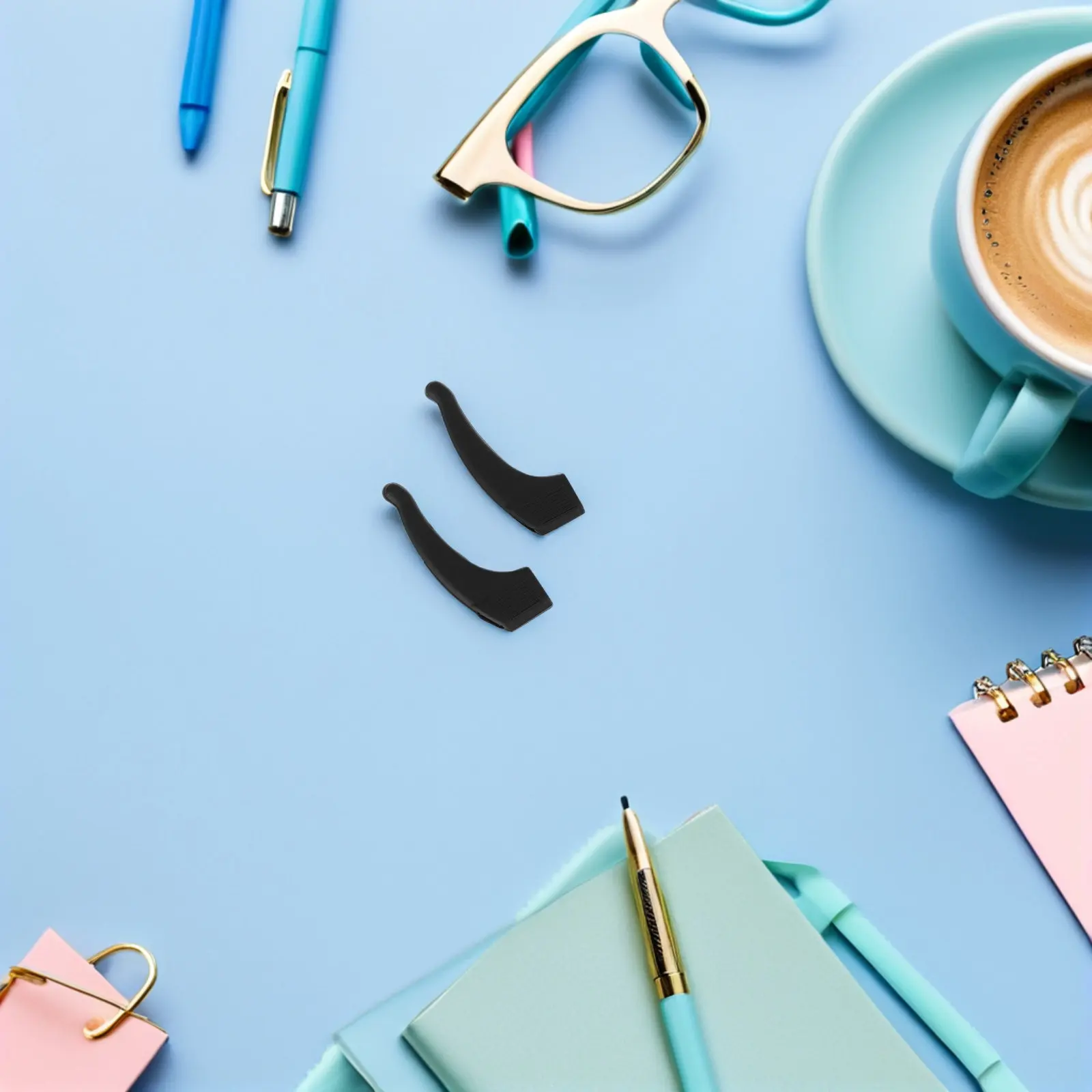 

100Pairs Silicone Temple Grips for Eyeglasses Nonslip Ear Hooks Comfortable Contoured Fit All-Day Wear Home Office Outdoor