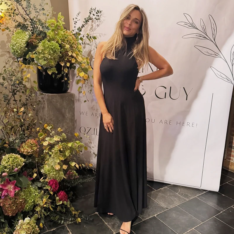 Robes pour femmes noir dos nu robes de soirée pour femmes robes d'été pour femmes 2025 nouvelle Collection élégante Chic femme robe de soirée