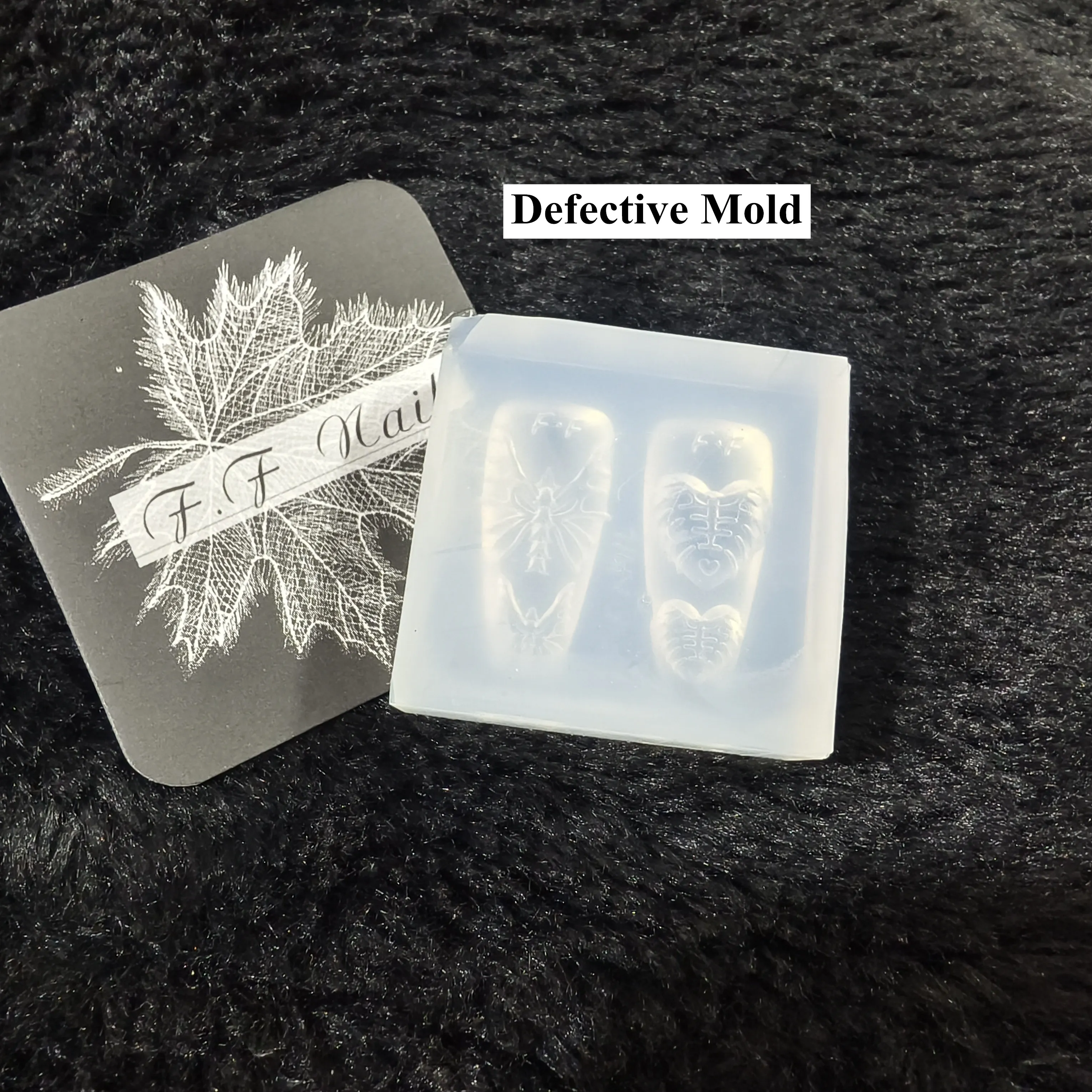 1pc Defective Mold Microblemish 3D Acrylic Nail Mold  Nails DIY Silicone Nail Stamping Plates Nails Products Nail