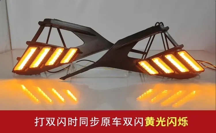 DRL For Hyundai Elantra Avante 2023-2026 Car Led Daytime Running Light Flowing Turn Signal Front Fog Light Modified Accessories detail image 10