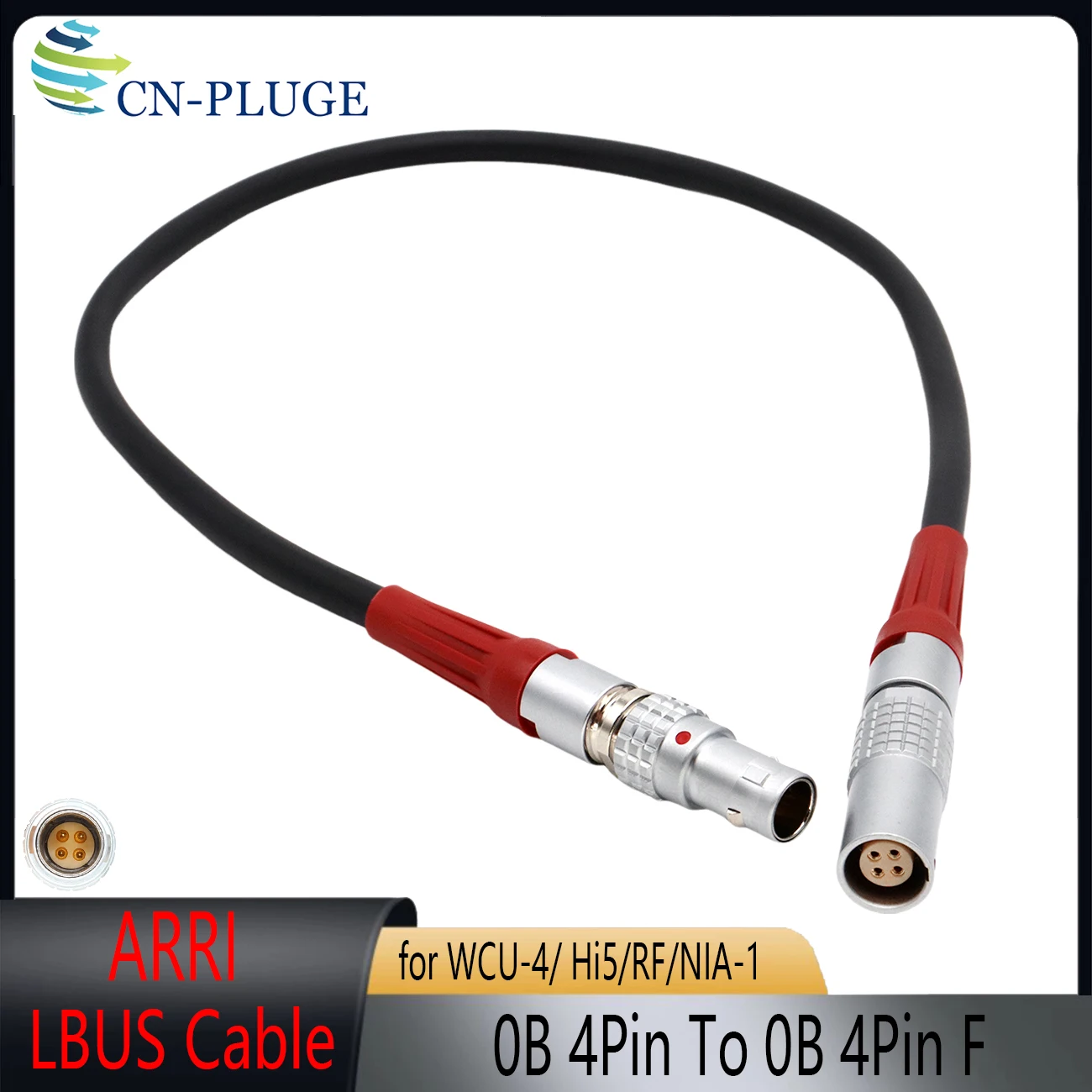 ARRI LBUS Extension Cable 4Pin To 4Pin Female Plug, Compatible With ARRI WCU-4/NIA-1/HI5/ARRI cforce Mini RF