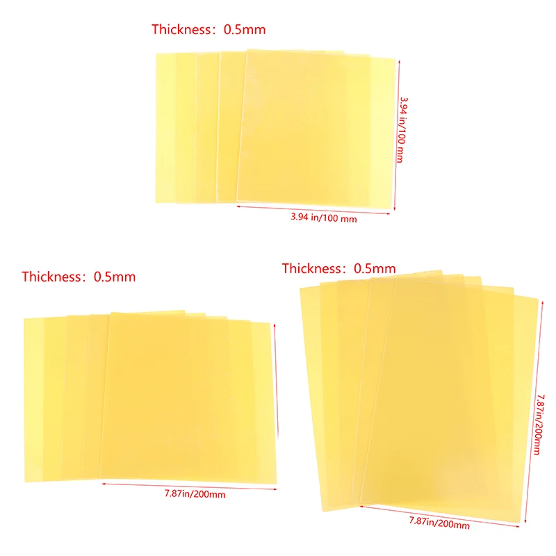 5 unids/lote tablero de protección resistente a altas temperaturas 3240 tablero de aislamiento de circuito hoja de aislamiento de fibra de vidrio placa epoxi