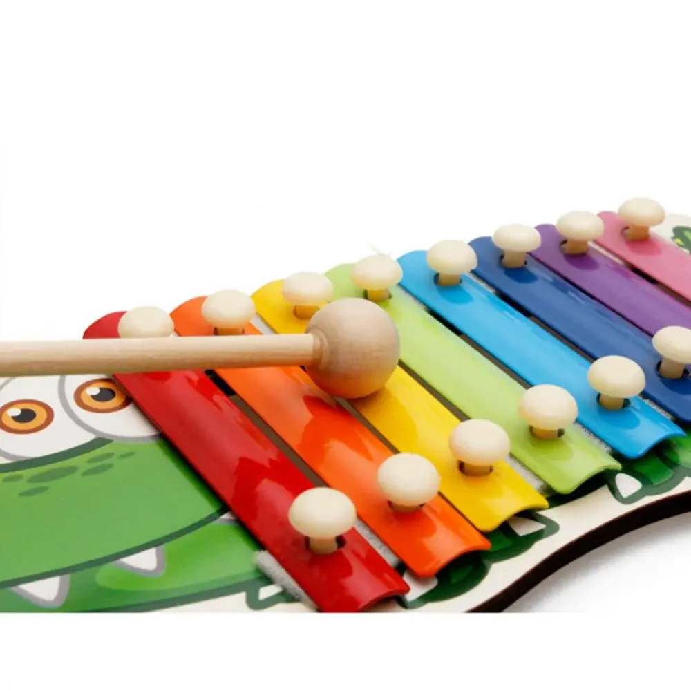 Giocattoli musicali per bambini xilofono in legno strumento musicale per bambini giochi Montessori sviluppo precoce giocattoli educativi giocattoli per bambini