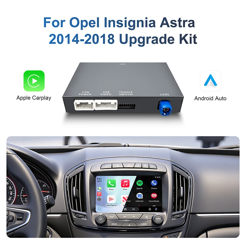 Wireless CarPlay Interface special For Opel Insignia Astra 2014-2018 8 inch screen CarPlay Interface OEM Upgrade kit