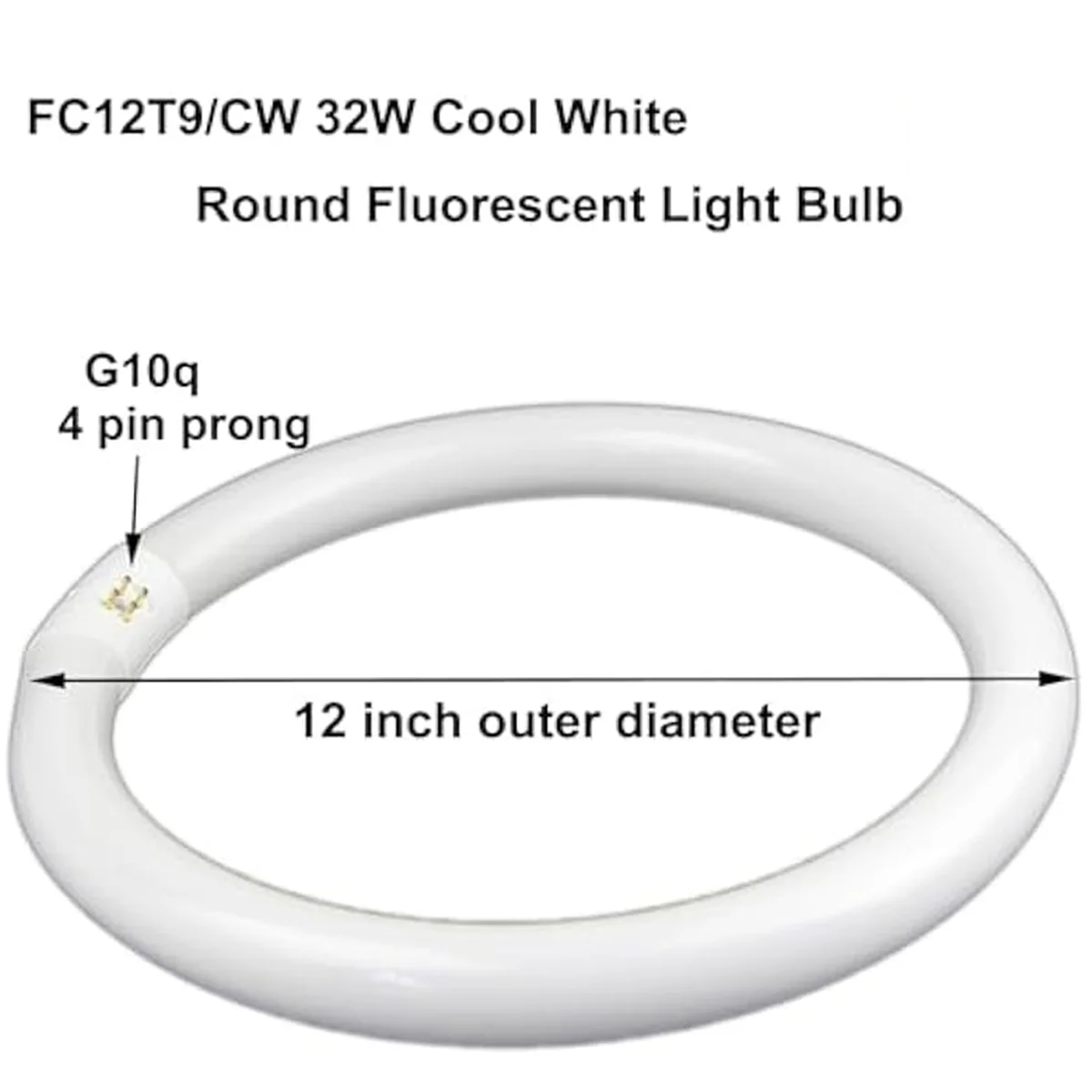 Ensemble d'ampoules rondes et structurels entes, blanc froid, FC8T9, CW 22 W, FC12T9, CW 32 W, T9 22 Watts, pack d'ampoules circulaires 32 Watts