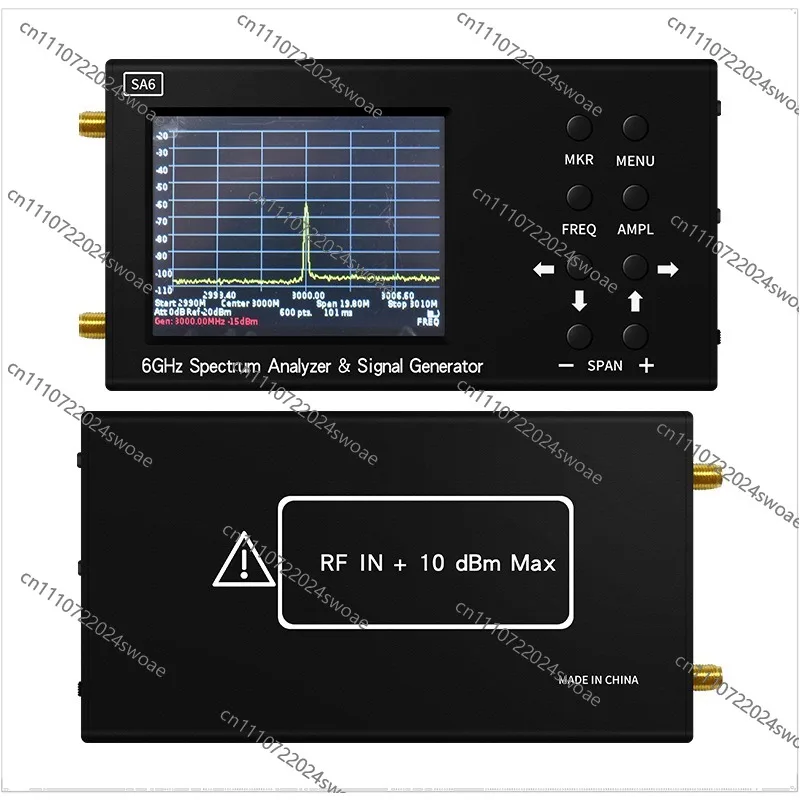 SA6 6G Portable Spectrum Analyzer Wi-Fi CDMA Laboratory 35-6200Mhz Signal Tester