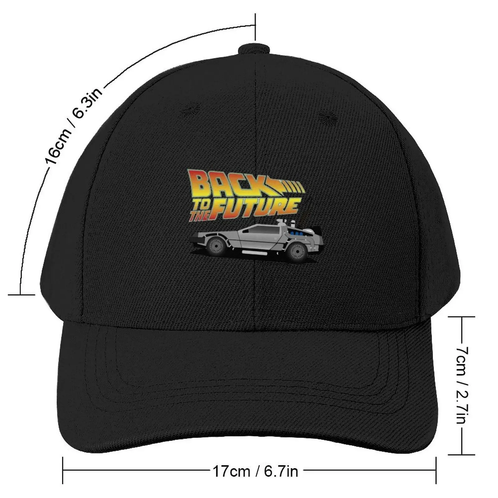 Delorean Back to the future Baseball Cap Golf hiking hat Women's Golf Wear Men's